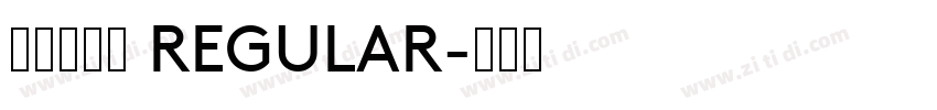 喜鹊聚珍体 REGULAR字体转换
